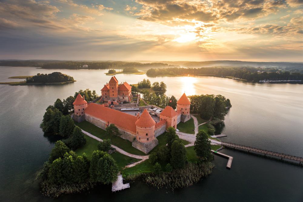 Château de l'île de Trakai, Lituanie