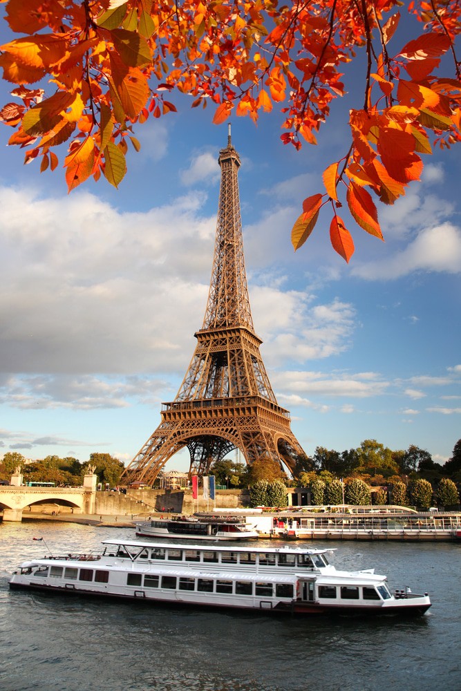 La Seine et la Tour Eiffel en automne