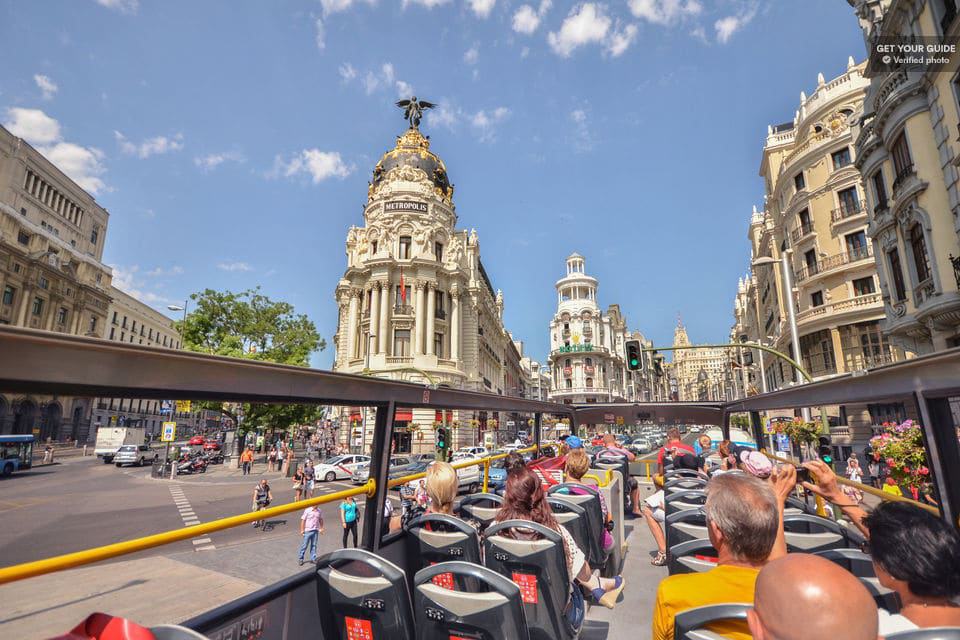 Visite guidée de Madrid en bus Hop-On Hop-Off