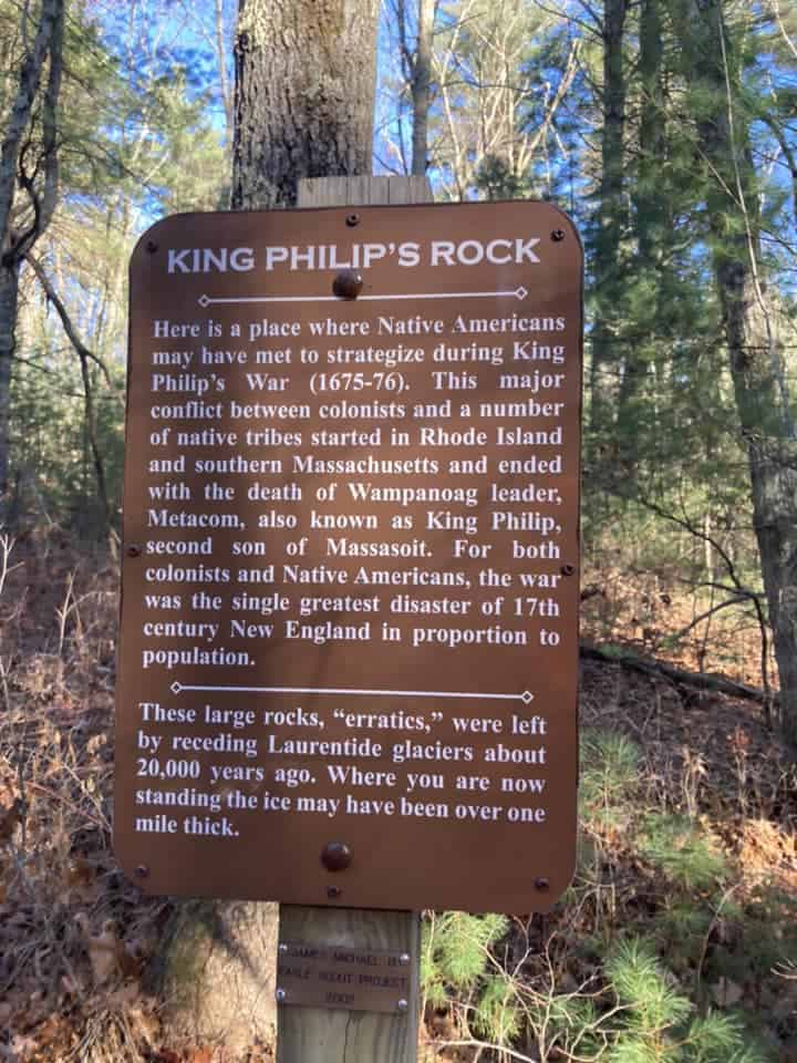 Sentier du rocher du roi Philippe